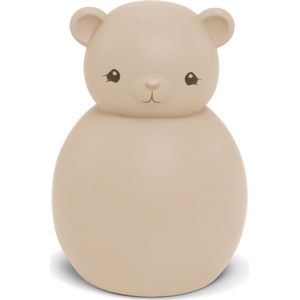 Konges Slojd - Teddy - Nachtlampje - Blush - Siliconen - Ingebouwde Oplaadbare Batterij