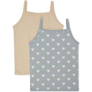 Konges Sløjd - Basic-tops met spaghettibandjes (Set van 2)