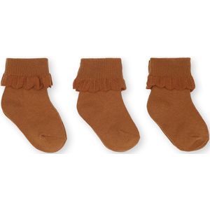 Konges Sløjd - Sokken met Kant - Huissokken - Multicolor - Set van 3 - 75% Katoen