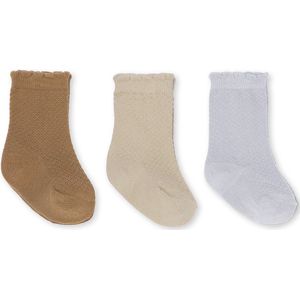 Konges Sløjd - Pointelle Sokken - Sokken - Tigers Eye - Set van 3