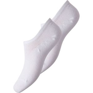 Pieces 2-paar dames sneaker sokken - 38 - Wit.