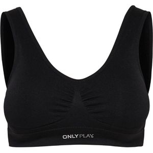 Only - Play - Sportbeha - Zwart - Naadloos, Licht Padded Cups, B-Dry Materiaal