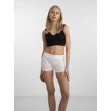 Pieces dames short naadloos London Broekje onder jurk Boxershort lange pijpjes Wit