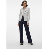 Vero Moda - Vmjulia Ls Blazer - Blazer - Grijs - Licht Gestructureerd Materiaal