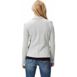 Vero Moda - Vmjulia Ls Blazer - Blazer - Grijs - Licht Gestructureerd Materiaal