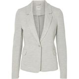 Vero Moda - Vmjulia Ls Blazer - Blazer - Grijs - Licht Gestructureerd Materiaal