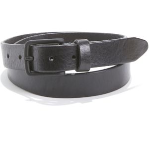 Leren riem Jaclee JACK & JONES. Leer materiaal. Maten 95 cm. Zwart kleur