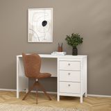 CaliCosy - Bureau - Wit - Spaanplaat en MDF - 3 Lades