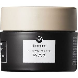 HH Simonsen - Brown Matte Clay Wax - Haarstyling - 90 ml