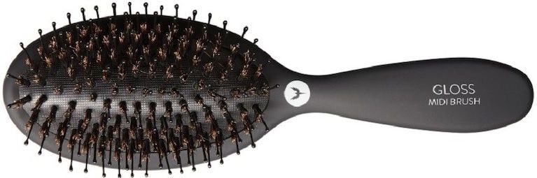HH Simonsen - Glans Midi Penseel - Haarborstel - Zwart
