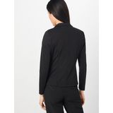 Zwart Blazer - Reverskraag - Lange Mouwen - 73% Polyester