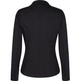 Zwart Blazer - Reverskraag - Lange Mouwen - 73% Polyester
