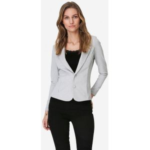 Blazer - Mélange - Jersey - Lange Mouw - Slanke Pasvorm