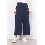 Capri Broek - Black - Elastiek - Steekzakken - Wijd Model