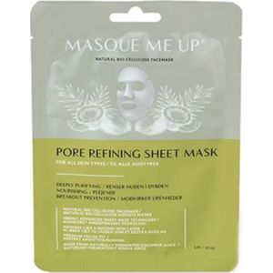 Masque Me Up Natural Bio Cellulose Facemask - Pore Refining Sheet Mask 25 ml