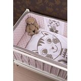 Roommate Dekbedovertrek Cat Grijs/roze 70 X 100 Cm