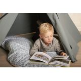 Roommate Dekbedovertrek Lion Wit/blauw 100 X 140 Cm