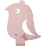 Roommate Muurhaak Papegaai 15cm Roze