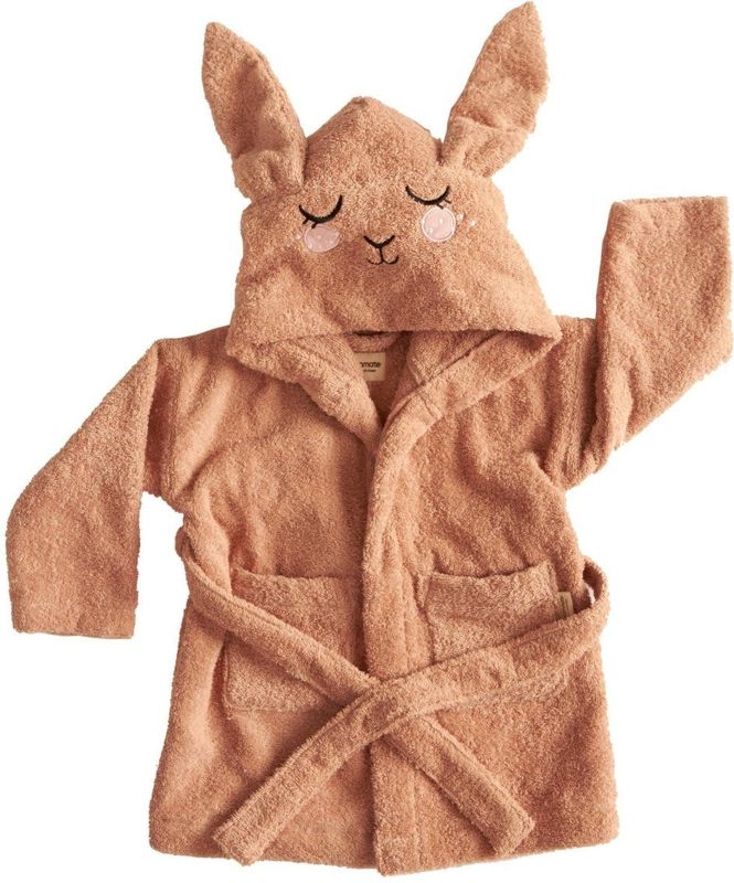 Roommate - Badjas - Roze - 100% Biologisch Katoenen Badstof - GOTS