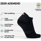 DANISH ENDURANCE Korte Lichtgewicht Hardloopsokken 3 paar - anti blaren technologie - Maat 35-38