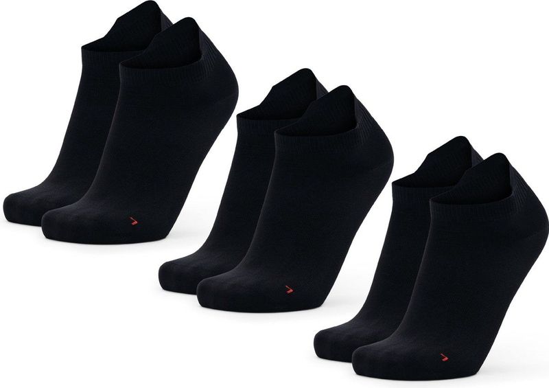 DANISH ENDURANCE Korte Lichtgewicht Hardloopsokken 3 paar - anti blaren technologie - Maat 35-38