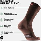 Thermosokken - Merinowolmix - Antibacterieel - Zwart - Gemaakt in Europa