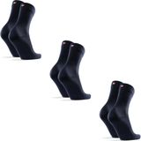 Sportsokken - Unisex - Merinowolmix - Zwart - Lichtgewicht