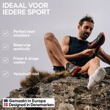DANISH ENDURANCE - Laag Uitgesneden Hardloopsokken - Veelkleurig - 3- of 5-paar