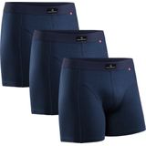 DANISH ENDURANCE - Boxershorts - Marineblauw - Katoenen Ondergoed - 3 Pack
