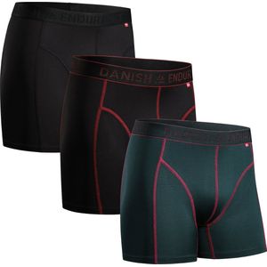 DANISH ENDURANCE Sportonderbroeken Heren - Quick Dry - Sport Boxershorts - 3 pack - Meerkleurig - Maat M