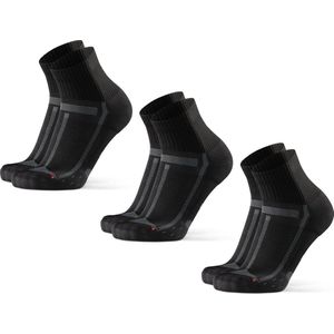 DANISH ENDURANCE - Hardloopsokken - Zwart - Unisex - 3 Paar - Anti-Blaar