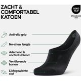 DANISH ENDURANCE - Onzichtbare Katoen Sokken - Unisex - Ademend en Anti-slip Hiel - Maat 43-47