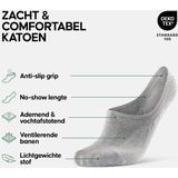DANISH ENDURANCE - Onzichtbare Katoen Sokken - Unisex - Ademend en Anti-slip Hiel