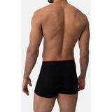 DANISH ENDURANCE Boxershorts Heren, Katoenen Heren Ondergoed, Klassieke Pasvorm, Met of Zonder Gulp, 3 Pack, Zwart, S