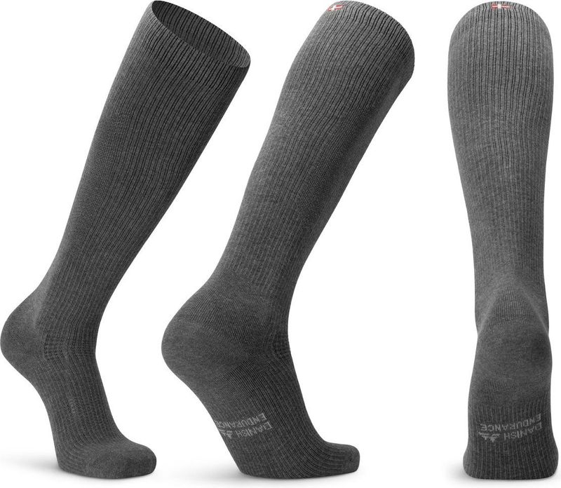 DANISH ENDURANCE - Compressiekousen - Grijs - 14-18 mmHg - 1 paar
