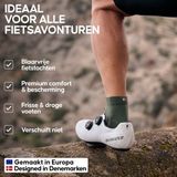 DANISH ENDURANCE - Fietssokken - Zwart - Laag Uitgesneden - 3 Paar