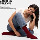 DANISH ENDURANCE - Bamboe Sokken - Antibacterieel - Veelkleurig - 3 Paar