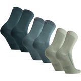 DANISH ENDURANCE - Bamboe Sokken - Antibacterieel - Veelkleurig - 3 Paar