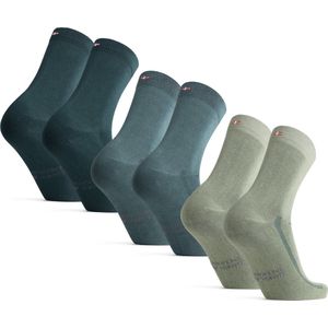 DANISH ENDURANCE - Klassieke Bamboe Viscose - Sokken - Meerkleurig - 3-paar