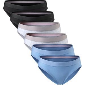 DANISH ENDURANCE - Slips - Meerkleurig - Biologisch Katoen - 6-Pack