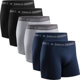 Boxershorts - Grijs Gemêleerd - Katoenmix - Comfortabele Pasvorm