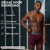 Danish Endurance - Katoenen Boxershorts - Grijs - 6 Pack - Maat L