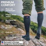 Thermosokken - Ademend - Zwart - Merinowolmix - Antibacterieel