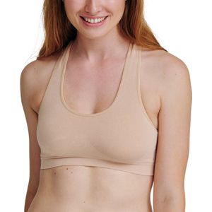 DANISH ENDURANCE - Naadloze Bamboe Viscose Bralette - Beige - Zacht - Beugelloos
