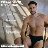 DANISH ENDURANCE - Katoenen Boxershorts - 6 Pack - Zwart/Groen/Blauw Gemêleerd
