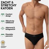 DANISH ENDURANCE - Katoenen Boxershorts - 6 Pack - Zwart/Groen/Blauw Gemêleerd