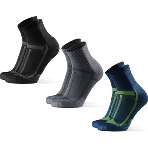 DANISH ENDURANCE Basicsocken Long Distance (3-Paar) rutschfeste Sportsocken, Ideal für Läufer, Anti-Blasen