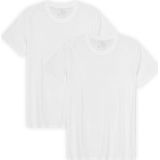 Danish Endurance - T-Shirt - Wit - 2 Pack - 50% Biologisch Katoen, 50% Modal