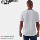 DANISH ENDURANCE T-Shirt voor Heren- V- Neck- Wit