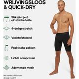Compressieshorts - Zwart - 4-Way Stretch - Ademend